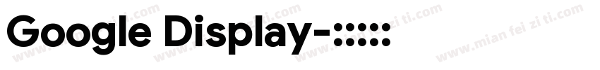 Google Display字体转换